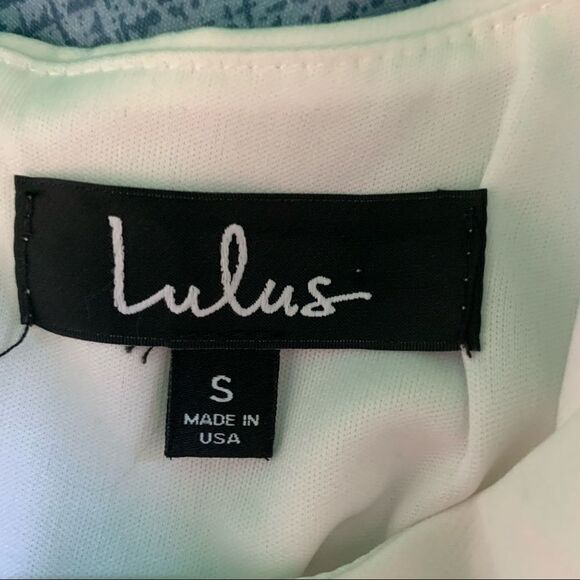 Lulu’s “Shift & Shout” Ivory Short Sleeve Shift Dress - Picture 7 of 8